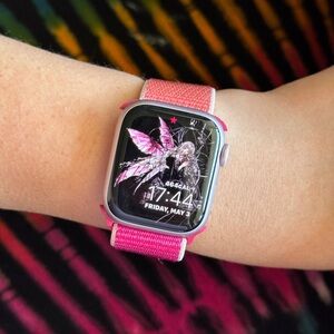 Apple Watch Pink Sport Loop (44mm) - Original Apple Made Wristband